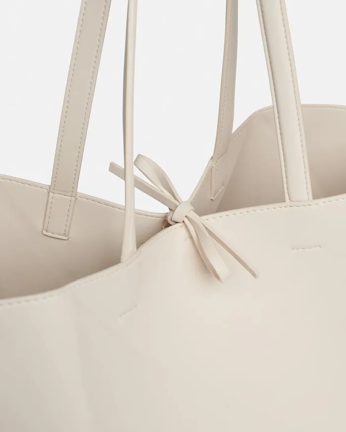 Nanushka Bags The Origami Tote Creme 8211 MenWomen