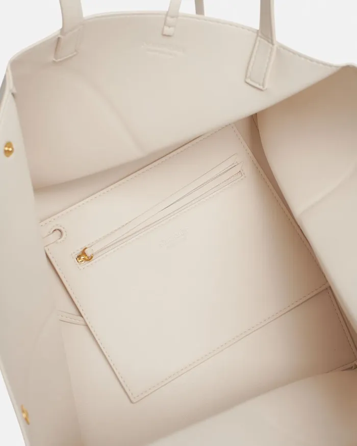 Nanushka Bags The Origami Tote Creme 8211 MenWomen