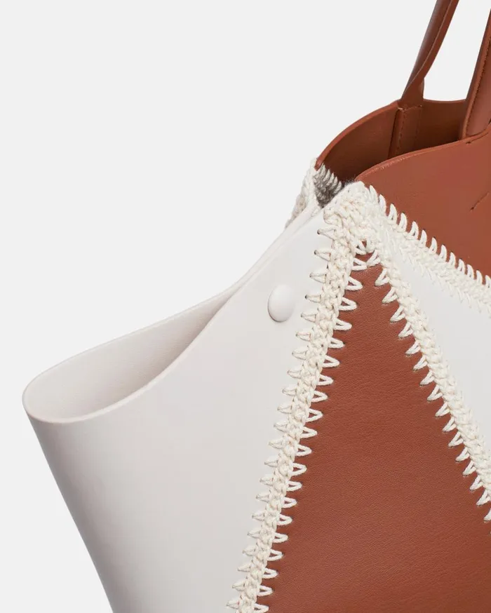 Nanushka Bags The Origami Tote Large Tan Leather 8211 WomenMen