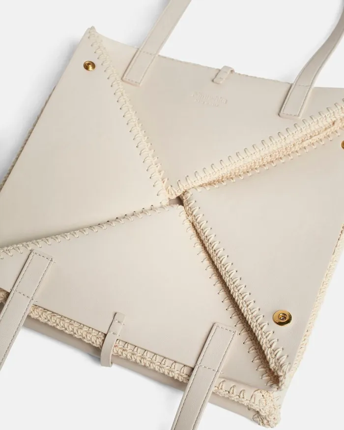 Nanushka Bags The Origami Tote Off Whitecreme 8211 WomenMen