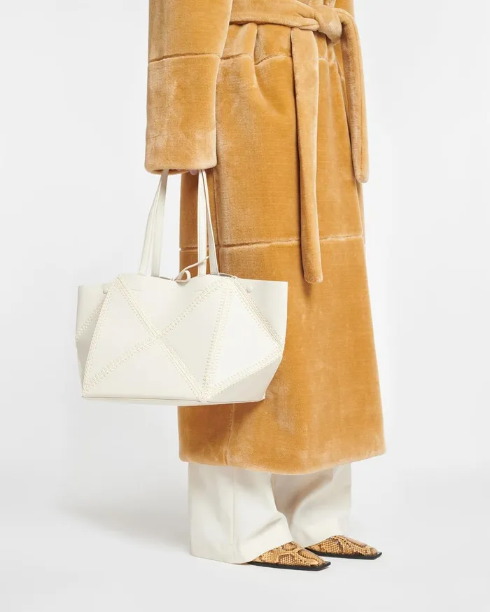 Nanushka Bags The Origami Tote Off Whitecreme 8211 WomenMen