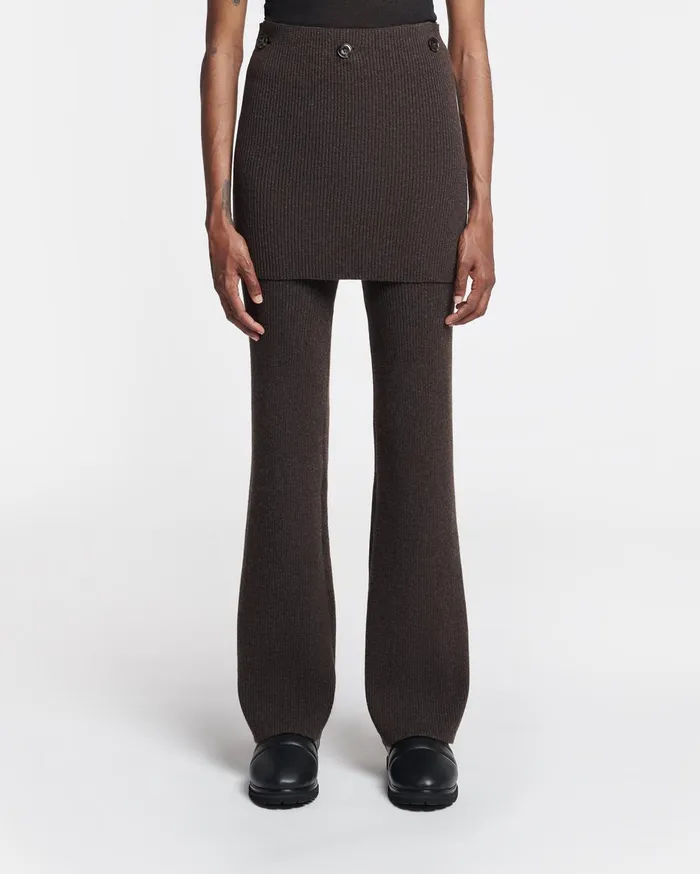 Nanushka Bottoms Basy Brown 8211 Women