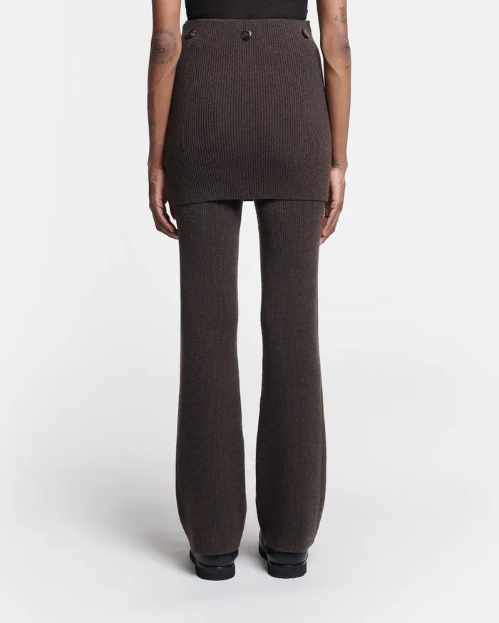 Nanushka Bottoms Basy Brown 8211 Women