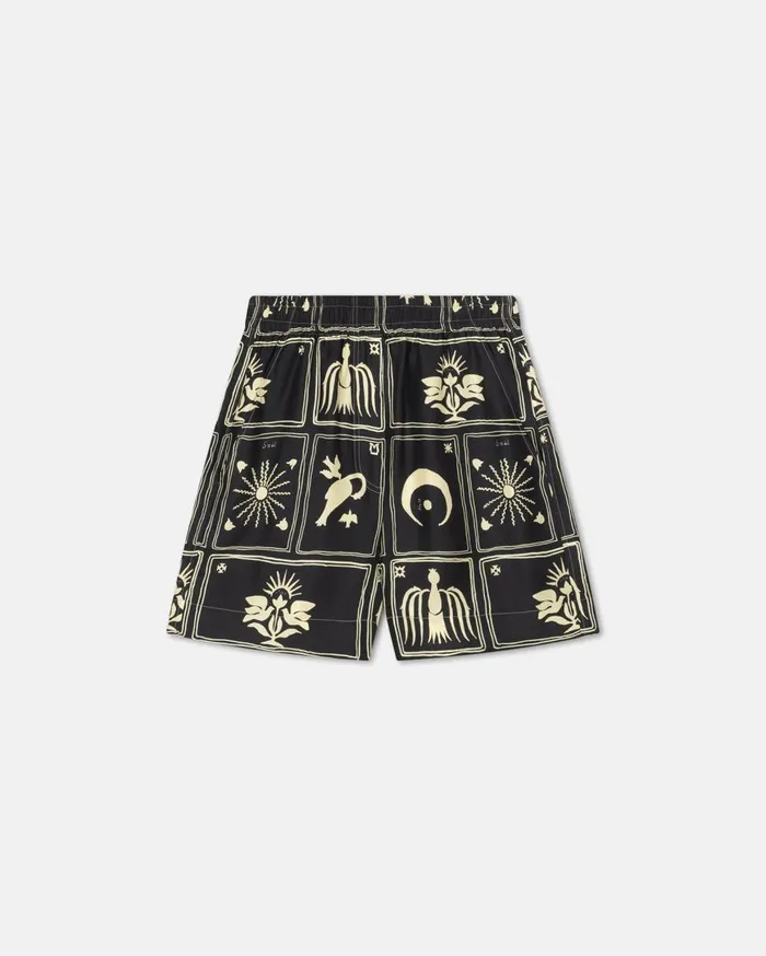 Nanushka Bottoms Exter Folk Art Black 8211 Women