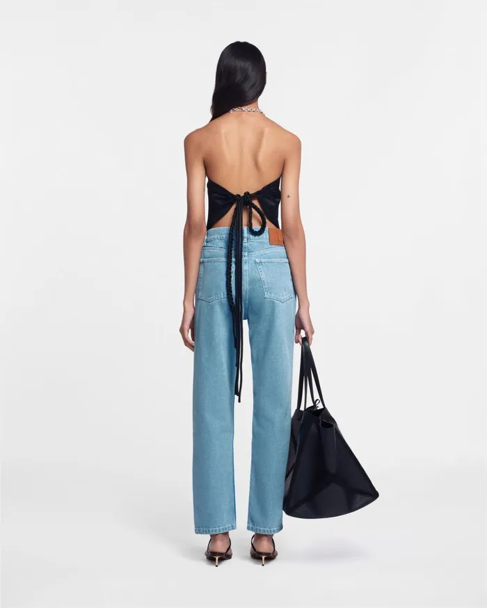 Nanushka Bottoms Kemia Blue 8211 Women