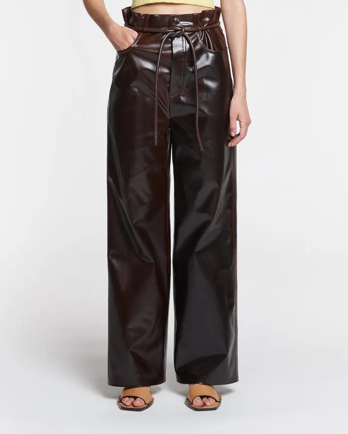 Nanushka Bottoms Sato Brown 8211 Women