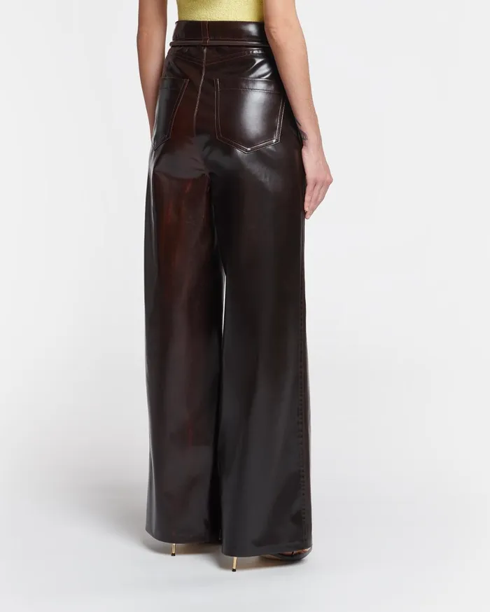 Nanushka Bottoms Sato Brown 8211 Women