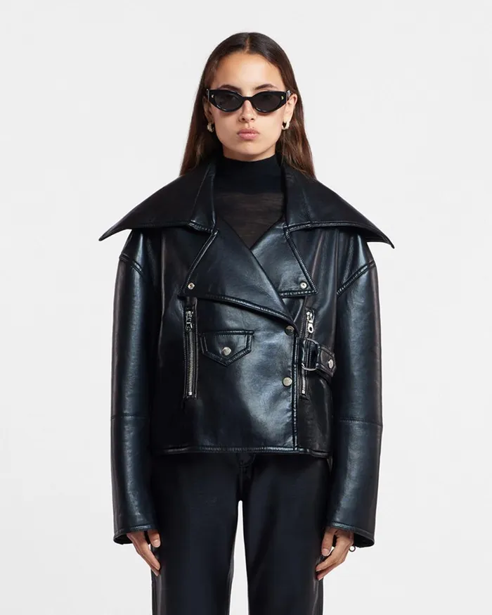 Nanushka Outerwear Ado Black 8211 Women