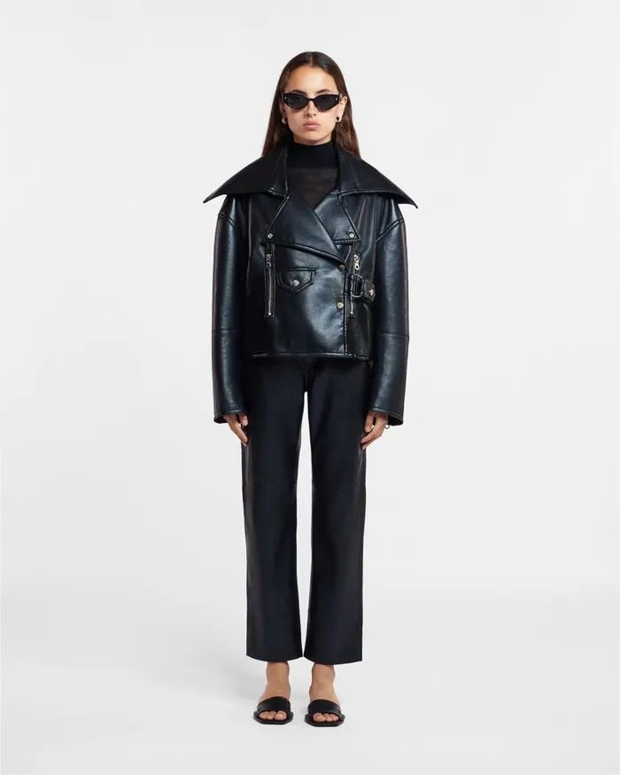 Nanushka Outerwear Ado Black 8211 Women