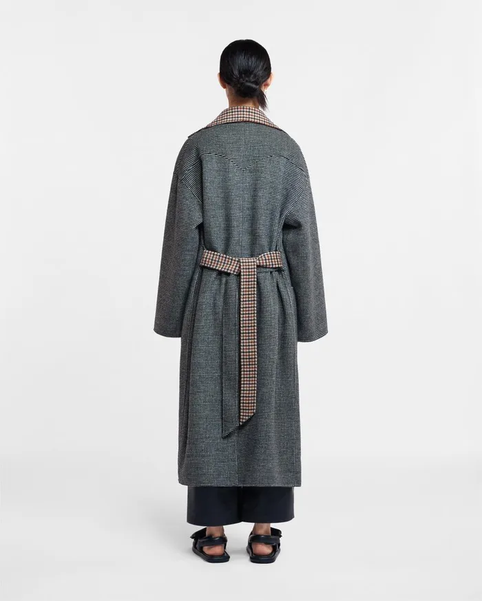 Nanushka Outerwear Alamo Reversible Check 8211 Women