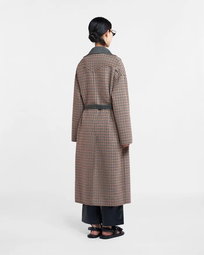 Nanushka Outerwear Alamo Reversible Check 8211 Women