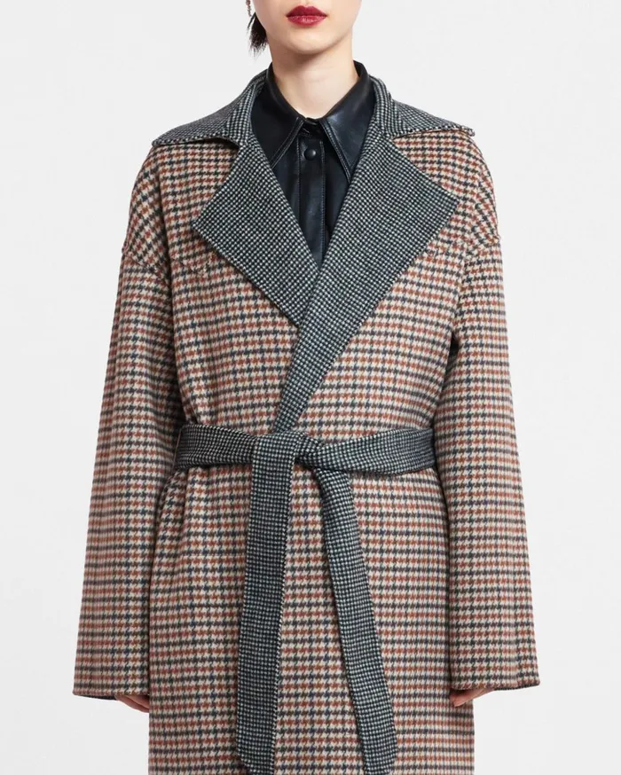 Nanushka Outerwear Alamo Reversible Check 8211 Women