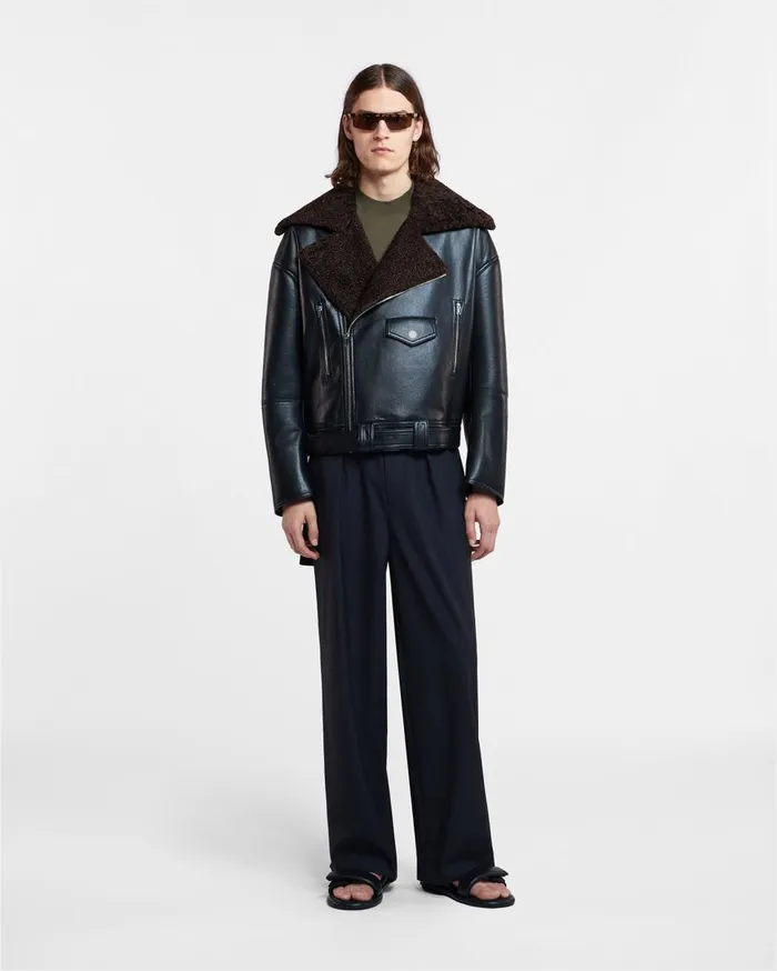 Nanushka Outerwear and Jackets Berti Black Brown 8211 Men Nanushka Outerwear and Jackets Berti Black Brown 8211 Men