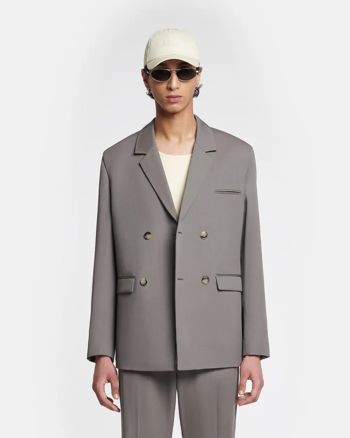 Nanushka Outerwear and Jackets Renan Grey 8211 Men