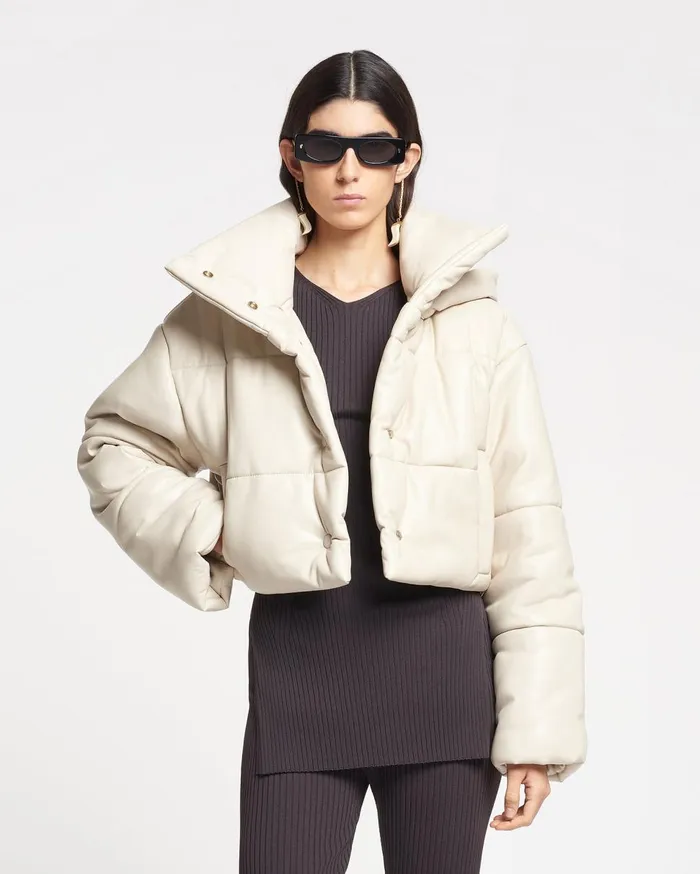 Nanushka Outerwear Aveline Creme 8211 Women