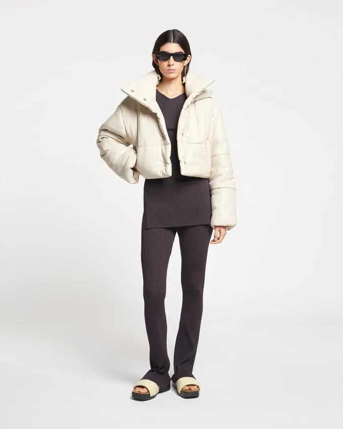 Nanushka Outerwear Aveline Creme 8211 Women