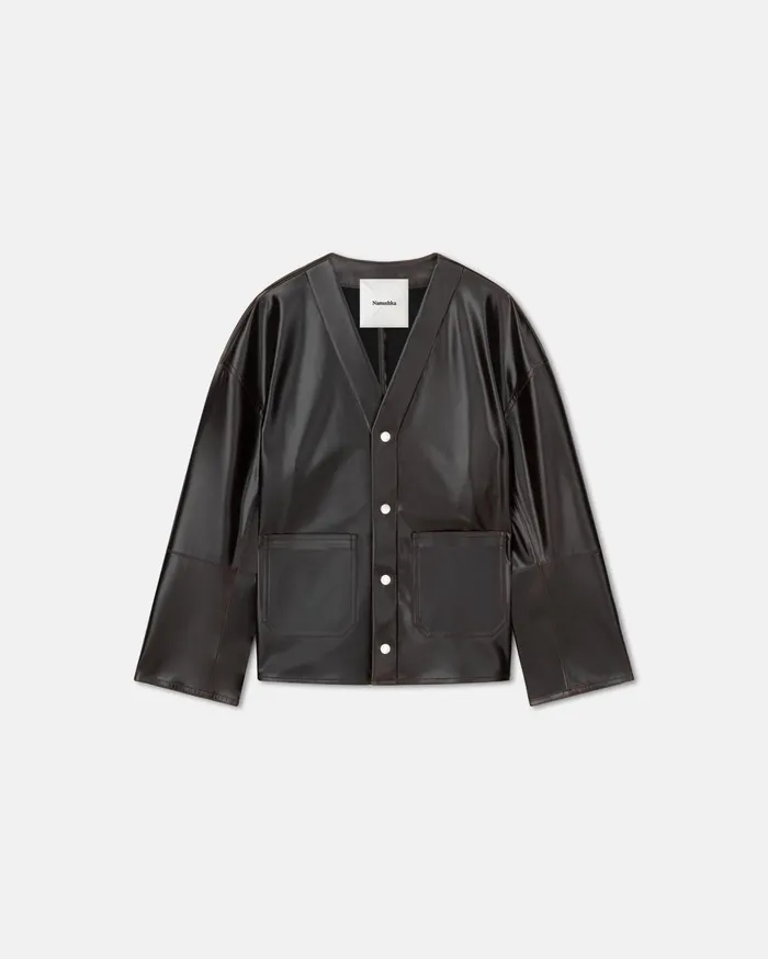 Nanushka Outerwear Edee Brown 8211 WomenMen