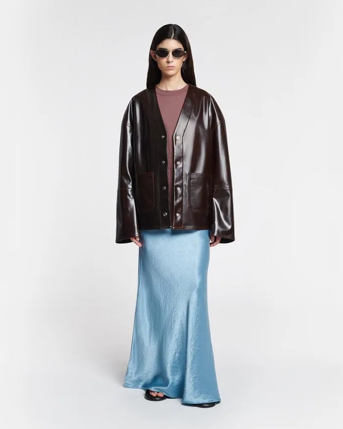 Nanushka Outerwear Edee Brown 8211 WomenMen