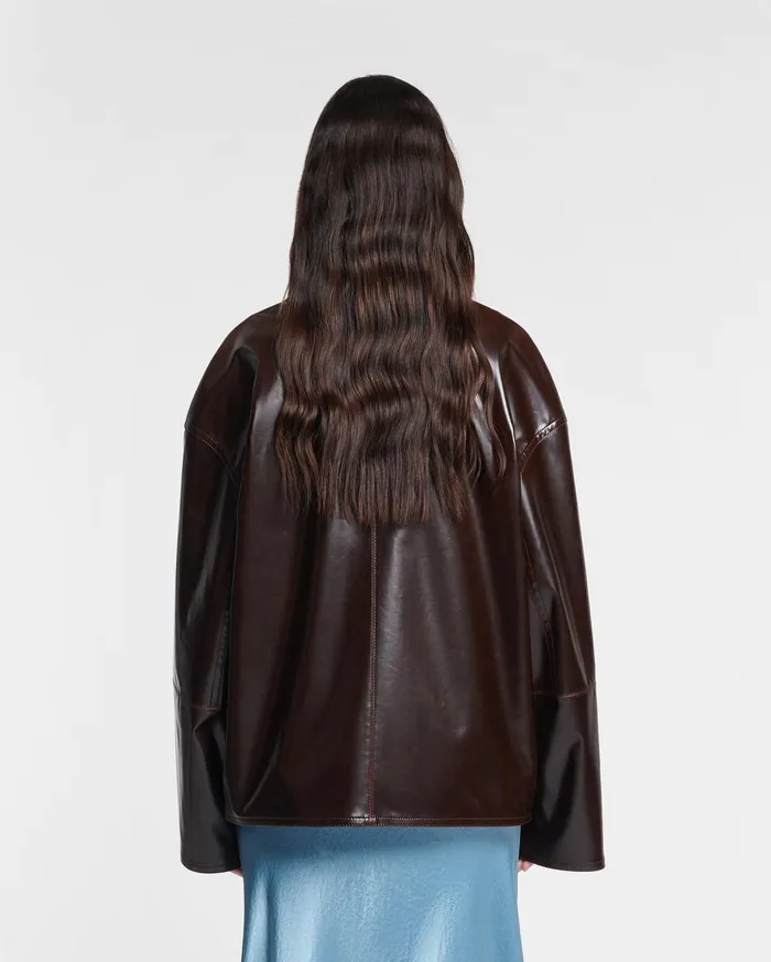 Nanushka Outerwear Edee Brown 8211 WomenMen