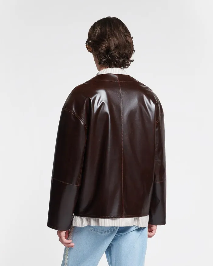 Nanushka Outerwear Edee Brown 8211 WomenMen