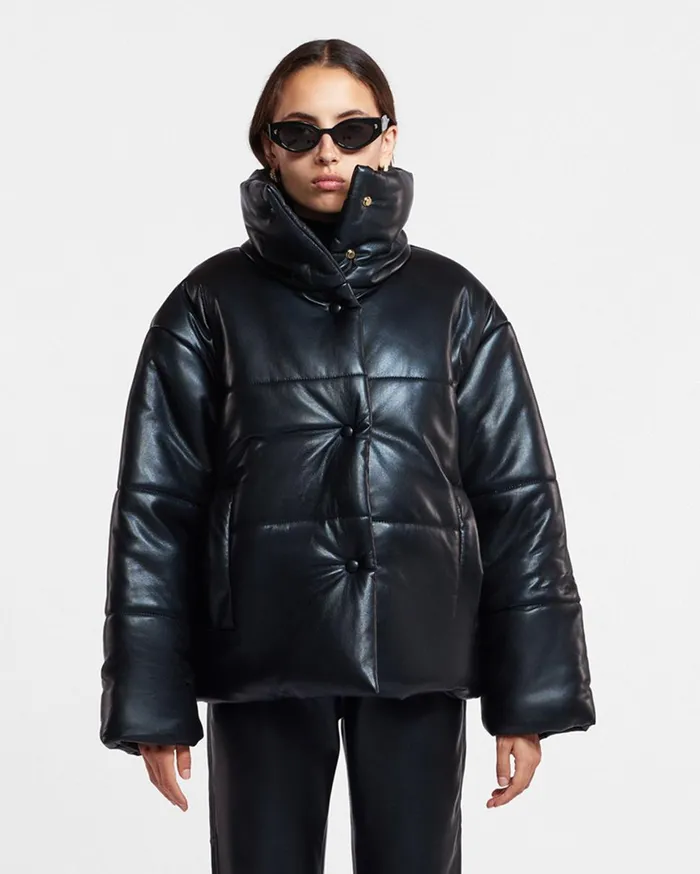 Nanushka Outerwear Hide Black 8211 Women
