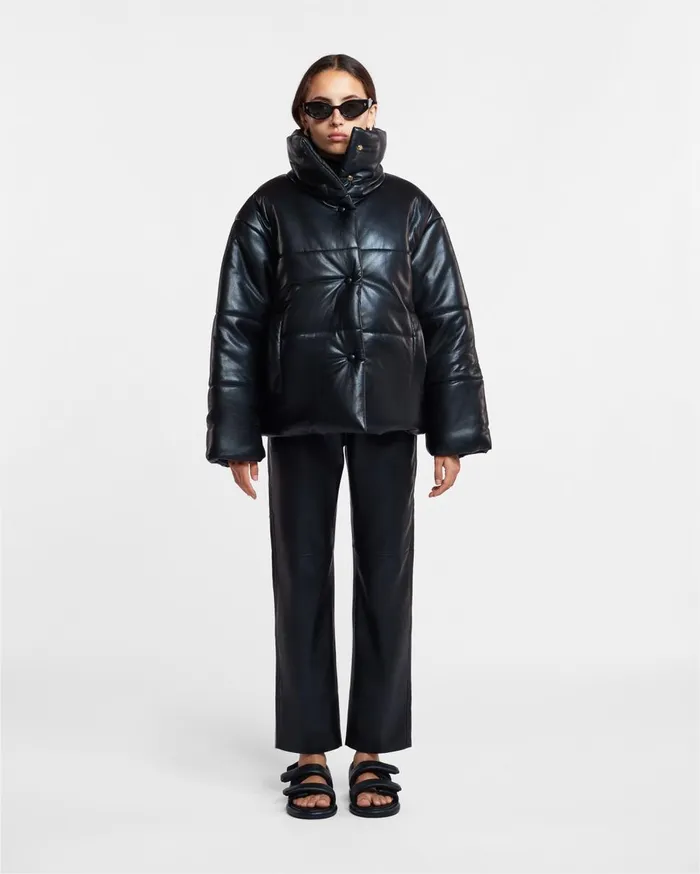Nanushka Outerwear Hide Black 8211 Women