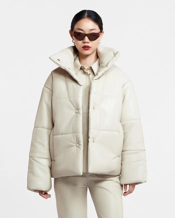 Nanushka Outerwear Hide Creme 8211 Women