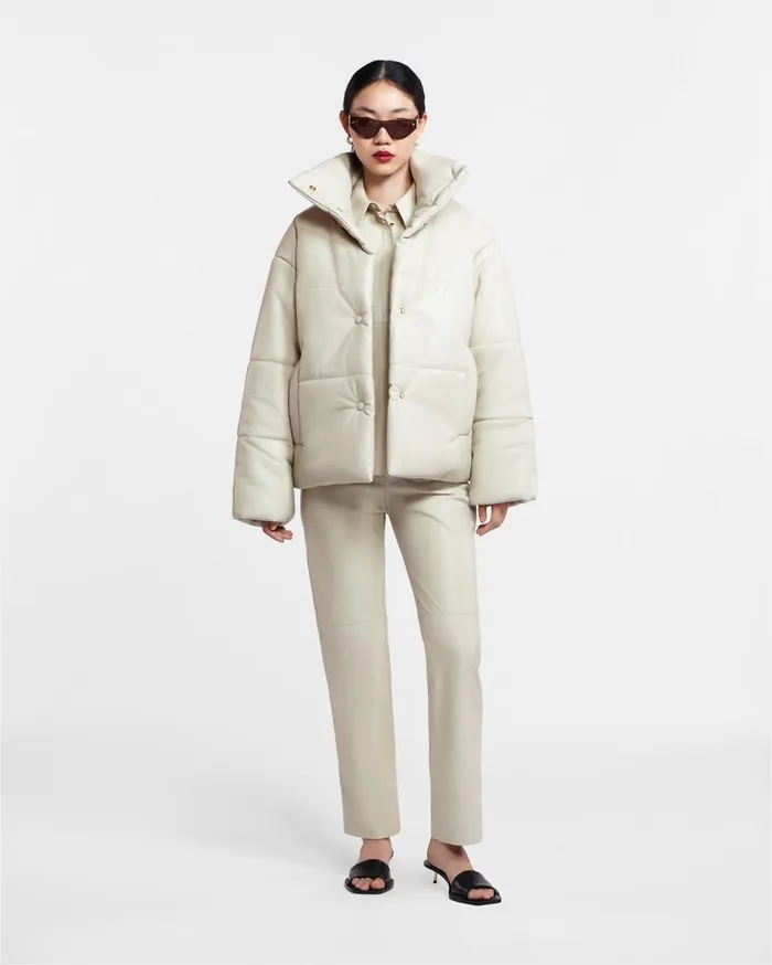 Nanushka Outerwear Hide Creme 8211 Women