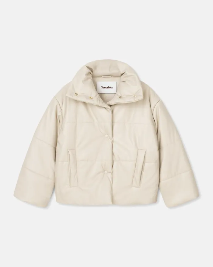 Nanushka Outerwear Hide Creme 8211 Women