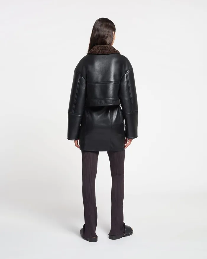 Nanushka Outerwear Karla Brown 8211 Women