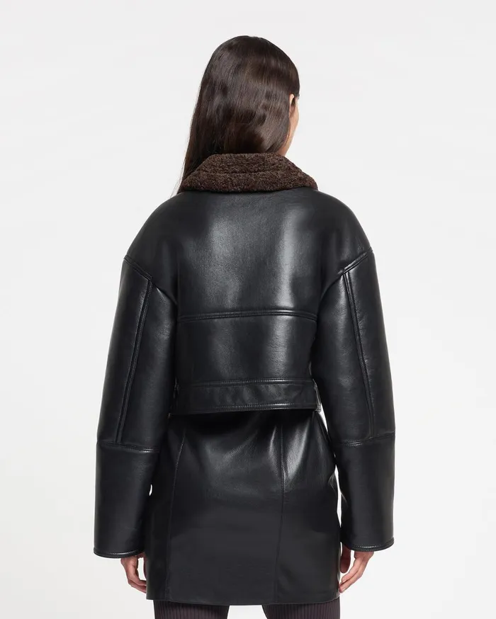 Nanushka Outerwear Karla Brown 8211 Women