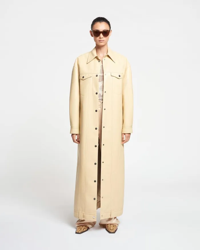 Nanushka Outerwear Keano Nude 8211 Women