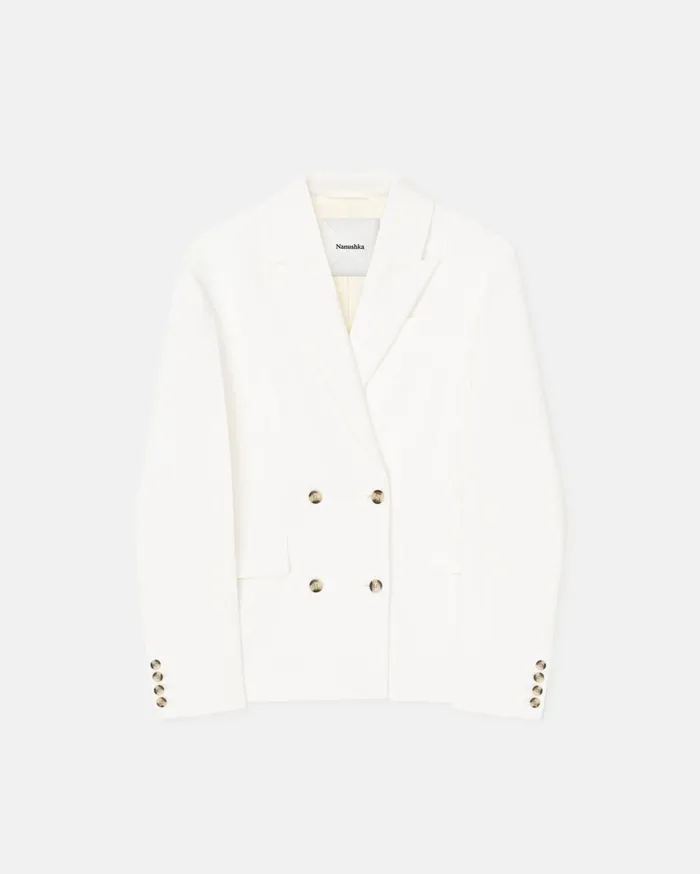 Nanushka Outerwear Laane Off White 8211 Women