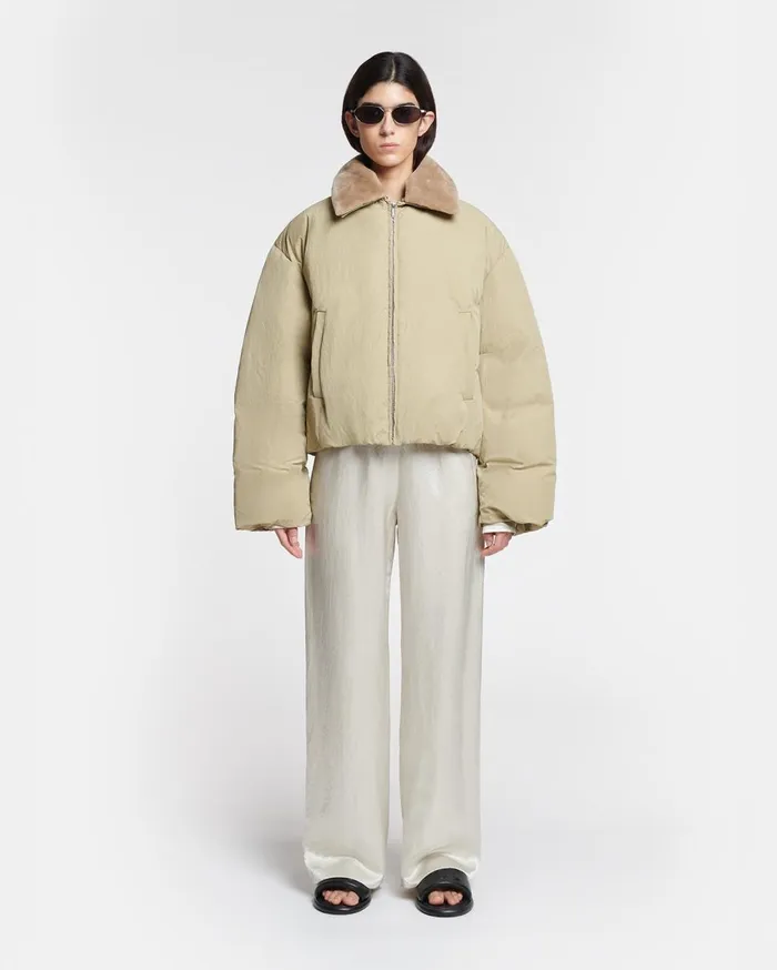 Nanushka Outerwear Zacharie Sage Pf24 8211 WomenMen