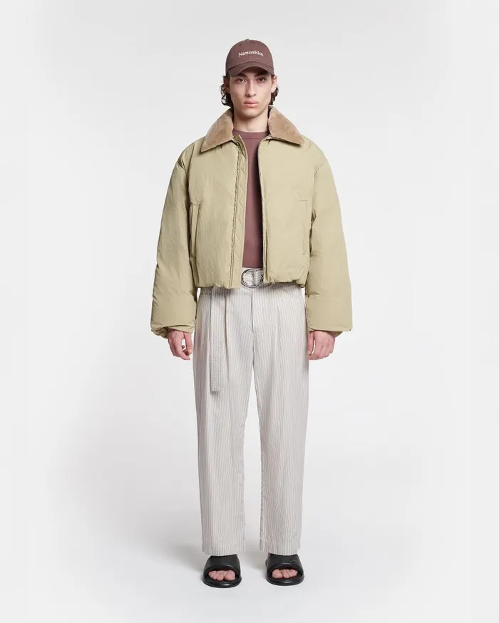 Nanushka Outerwear Zacharie Sage Pf24 8211 WomenMen