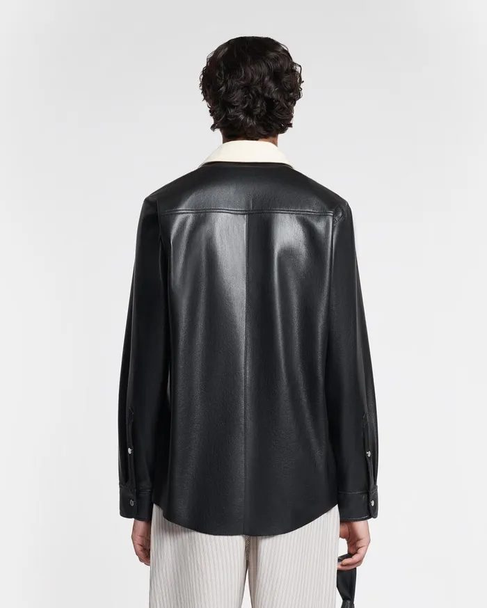 Nanushka Shirts Onni Black 8211 Men