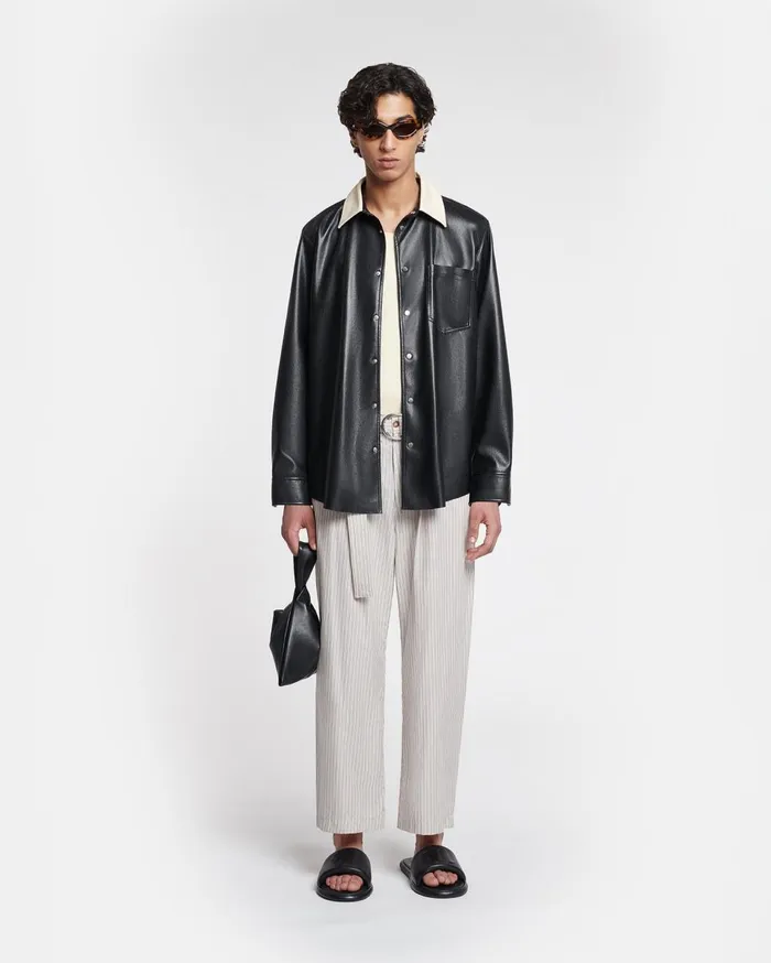 Nanushka Shirts Onni Black 8211 Men