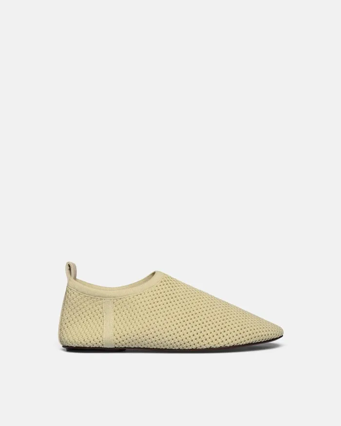 Nanushka Shoes Maris Rounded Toe Sand Mesh 8211 Women