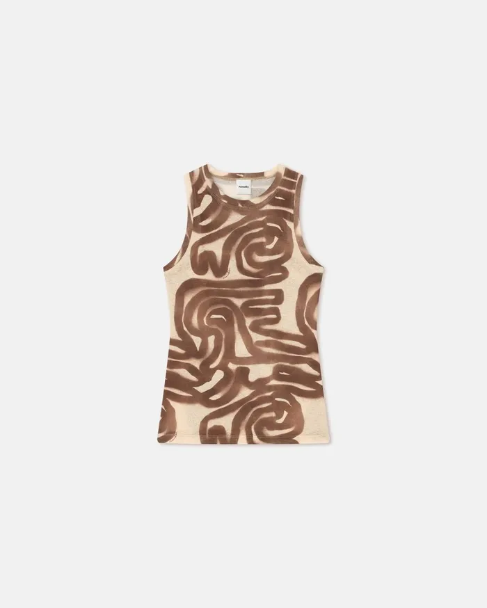 Nanushka Tops Anneke Caramel Ribbon 8211 Women