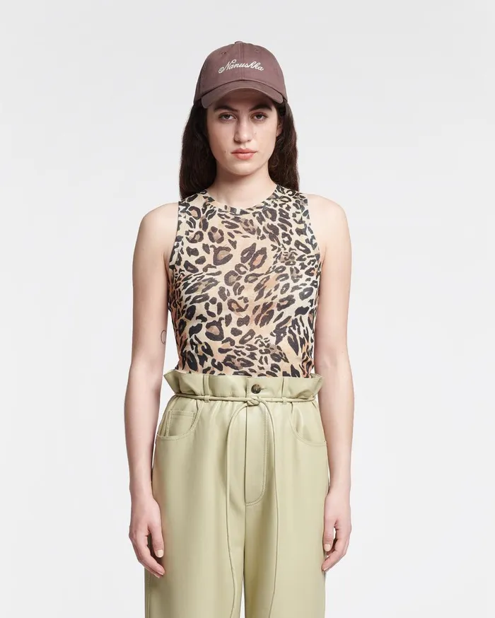 Nanushka Tops Anneke Leopard 8211 Women