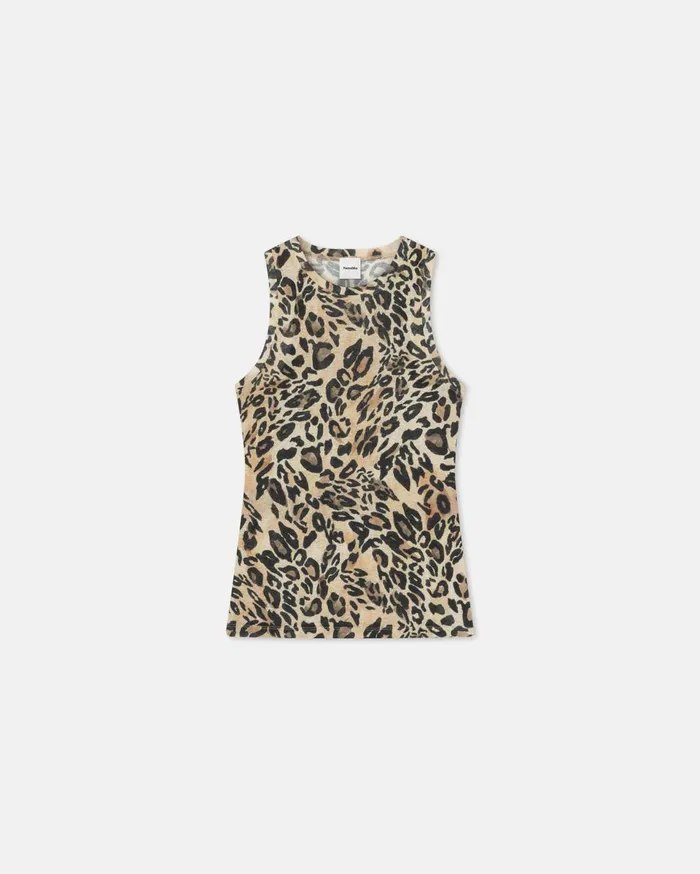 Nanushka Tops Anneke Leopard 8211 Women