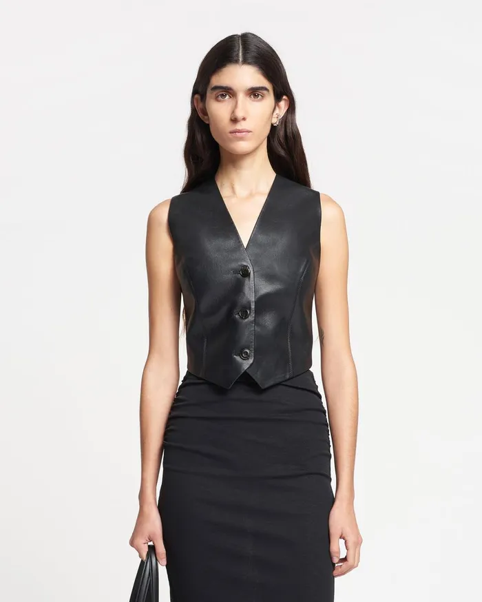 Nanushka Tops Arnona Black 8211 Women