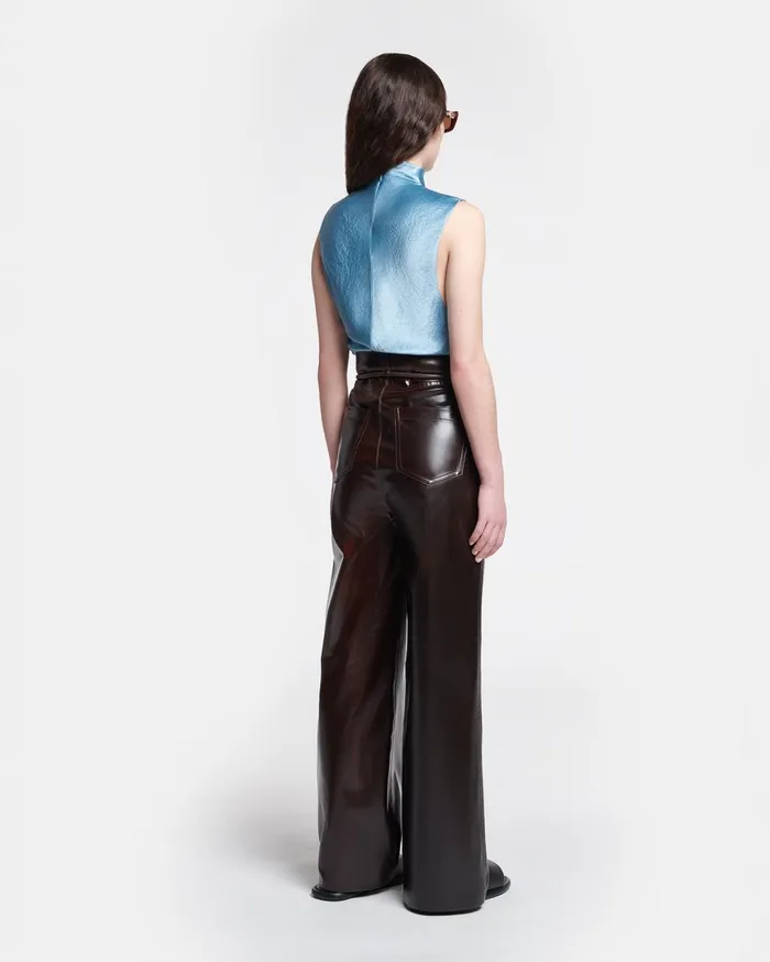 Nanushka Tops Colson Aqua 8211 Women