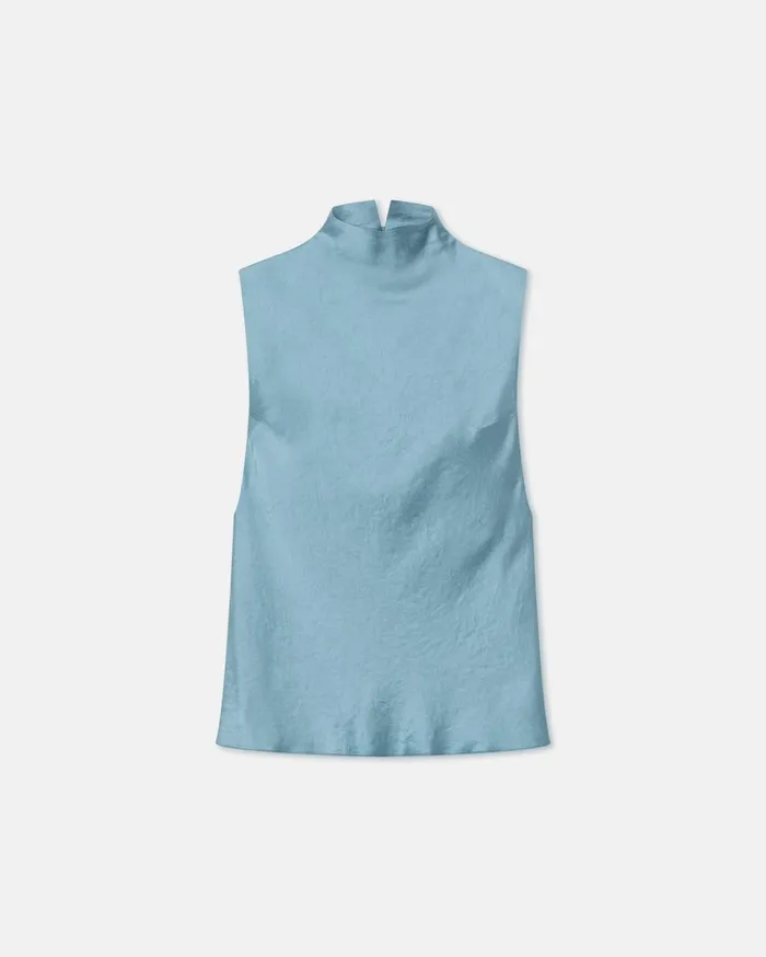 Nanushka Tops Colson Aqua 8211 Women