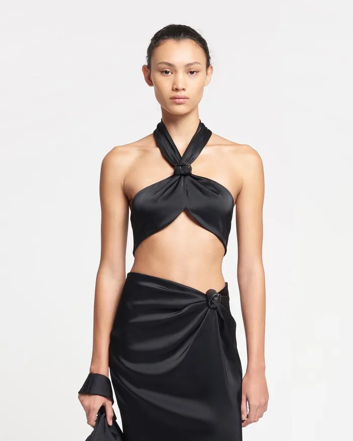 Nanushka Tops Maru Black 8211 Women
