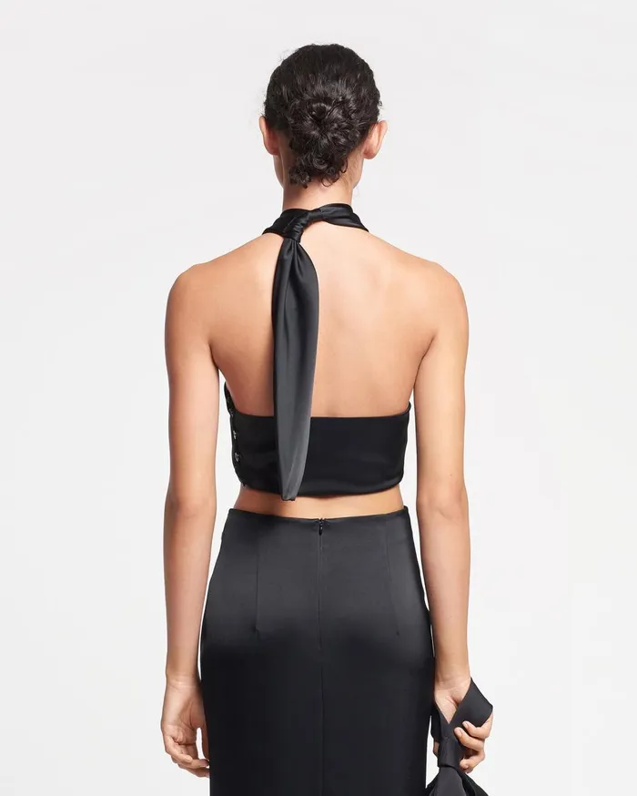 Nanushka Tops Maru Black 8211 Women
