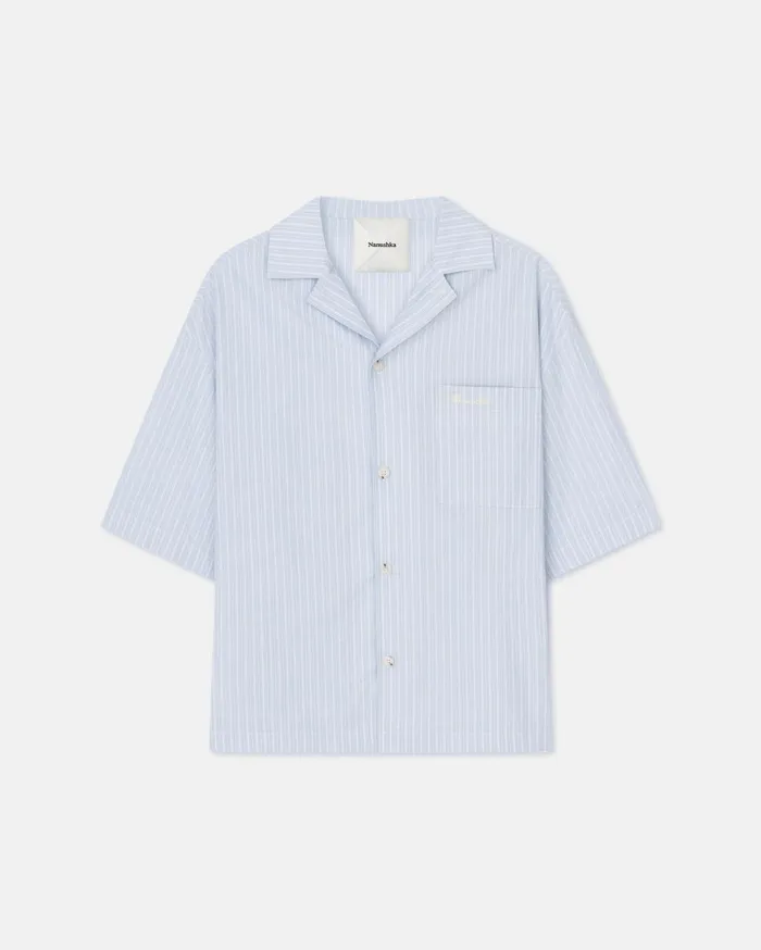 Nanushka Tops Maxton Blue 8211 Men