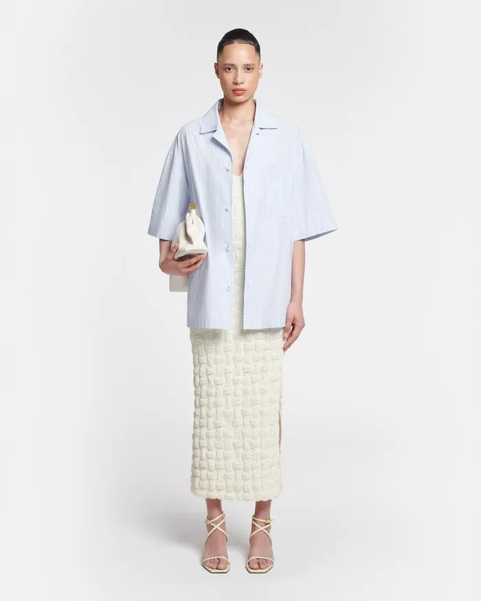 Nanushka Tops Maxton Blue 8211 Men
