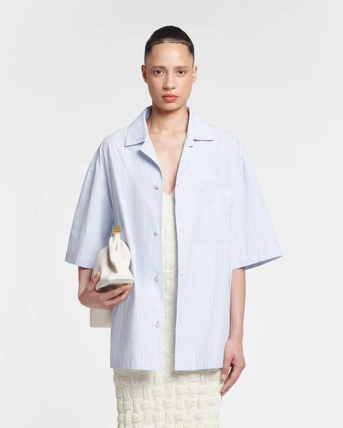 Nanushka Tops Maxton Blue 8211 Men