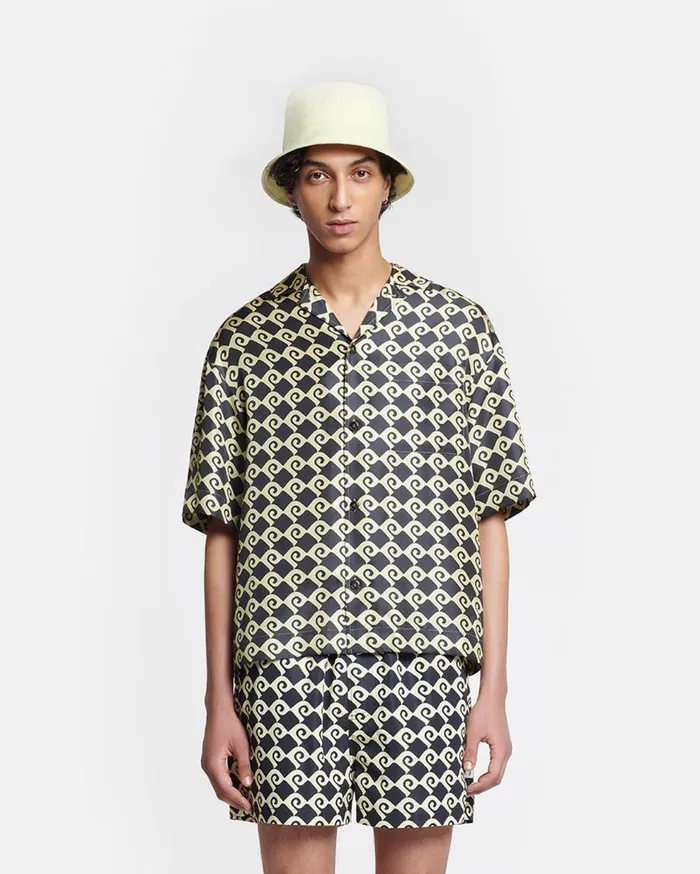 Nanushka Tops Maxton Diamond Check 8211 Men